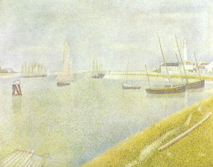 Georges Seurat Der Kanal von Gravelines oil painting image